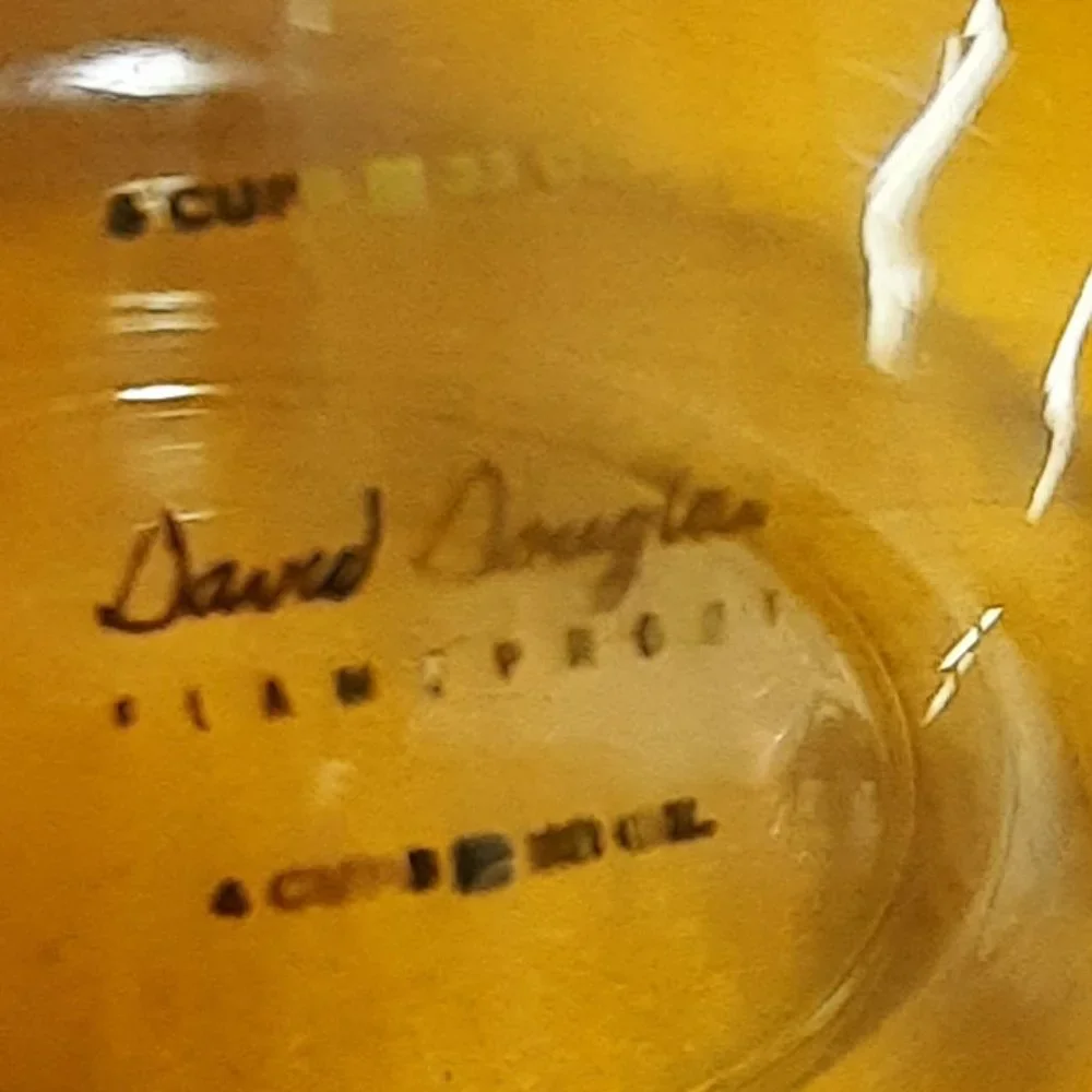 Vintage David Douglas Glass Coffee Pot - Picture 7 of 7